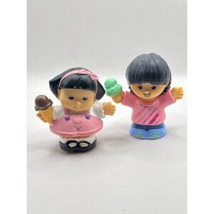 Fisher Price Little People Ice Cream Sonya Lee and Share A Treat Girl Figure